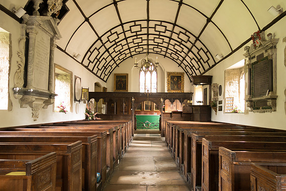 Interior of St Andrew's, West Stafford